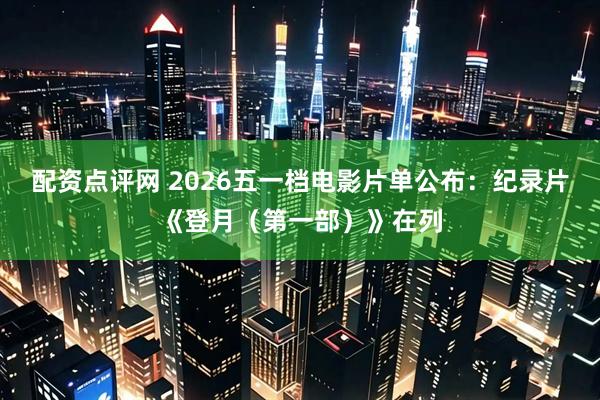配资点评网 2026五一档电影片单公布：纪录片《登月（第一部）》在列